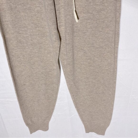 SOLD-Summersalt Beige Wool Cashmere Blend Jogger Hoodie Loungewear Set S/M - Picture 13 of 16
